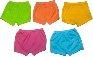 Stylish Cotton Solid Multicoloured Tees With Shorts For Kids Pack Of 5-thumb1