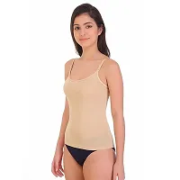 Cooltees4u Womens Slips InnerWear Adjustable Pure Cotton Camisole-thumb3