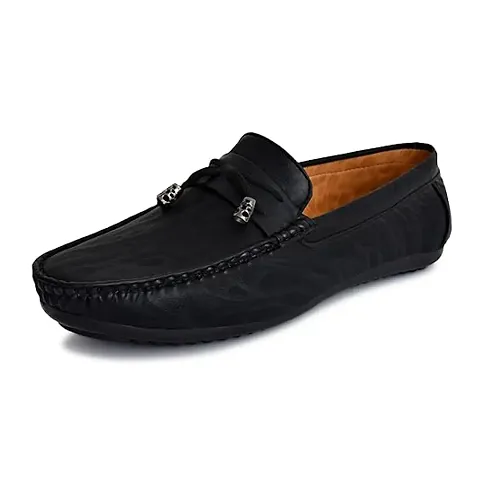 Karaddi Men's Loafer Shoes Tan Brown Black Shoe for Men Casual