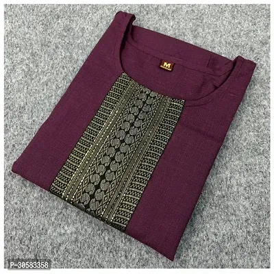 Fancy Cotton Slub Kurtas For Women-thumb0