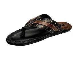 Leather Chappals For Mens Slippers and Leather Flip Flop For Mens-thumb2