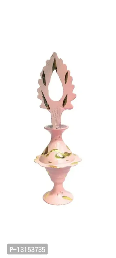 Brass Surma Dani To Keep Surma Powder,Surmedaani with Unique and Attractive Look Hight_9 cm Color Pink