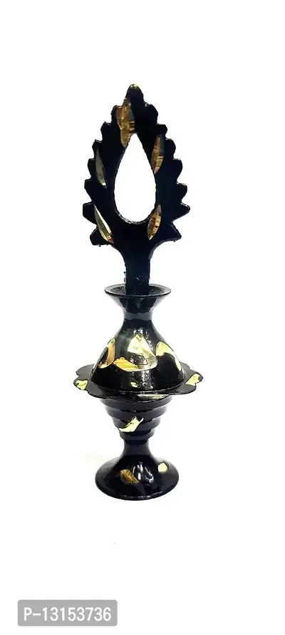 Brass Surma Dani To Keep Surma Powder,Surmedaani with Unique and Attractive Look Hight_9 cm Color Black