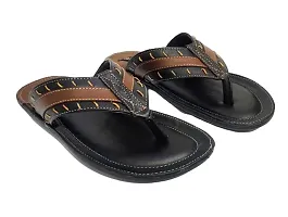 Leather Chappals For Mens Slippers and Leather Flip Flop For Mens-thumb1