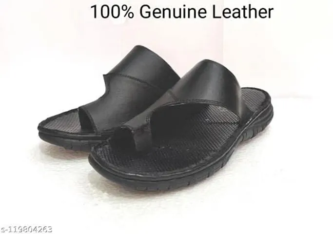 Leather Chappals For Mens Kraft Casual Leather Floater