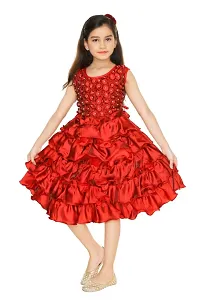 Latest Attractive Cotton Blend Frock for Girls-thumb2