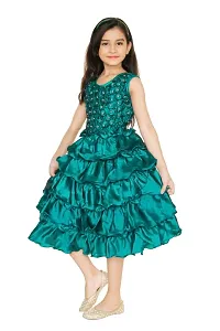 Latest Attractive Cotton Blend Frock for Girls-thumb2