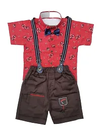 Trendy Cotton Dungaree Set for Kids-thumb1