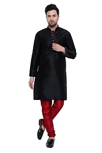 RYLEN SILK LUPPI KURTA PAJAMA-thumb3