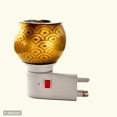 Multifunctional Beautiful Electric Aroma Oil Diffuser cum Night Lamp with ON OFF Switch-thumb0