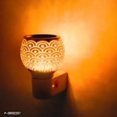 Multifunctional Beautiful Electric Aroma Oil Diffuser cum Night Lamp with ON OFF Switch-thumb2