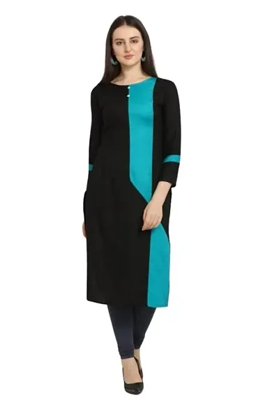 Stylish Rayon Dual Color Kurti