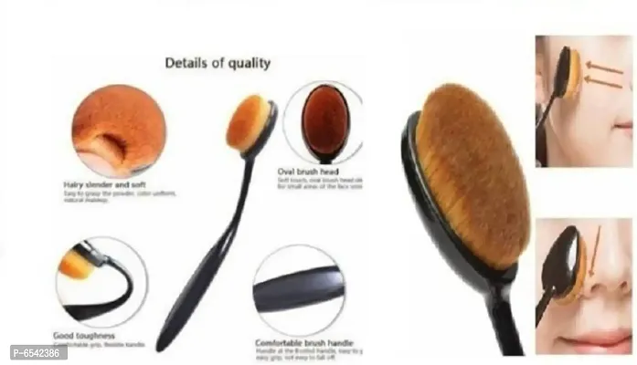 Foundation Oval Brush Pack of 1-thumb2