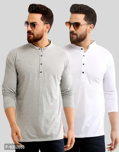 Multicoloured Cotton Tshirt For Men