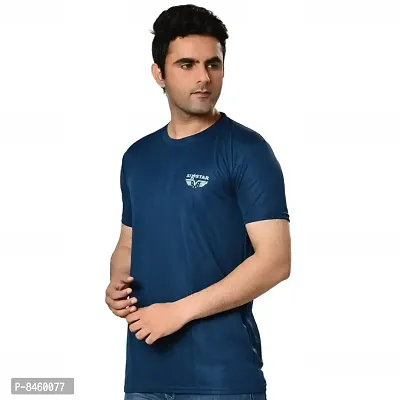 Stylish Fancy Polyester T-Shirts For Men-thumb2