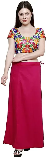 Buy EFASHIONS Women's Cotton Inskirt Saree Petticoat (Free Size, Baby Pink)  at Amazon.in