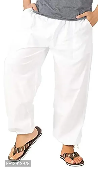 Whitewhale Men's Straight Fit Joggers (WHITEWHALE-INDIA-070_White_Free Size)-thumb0