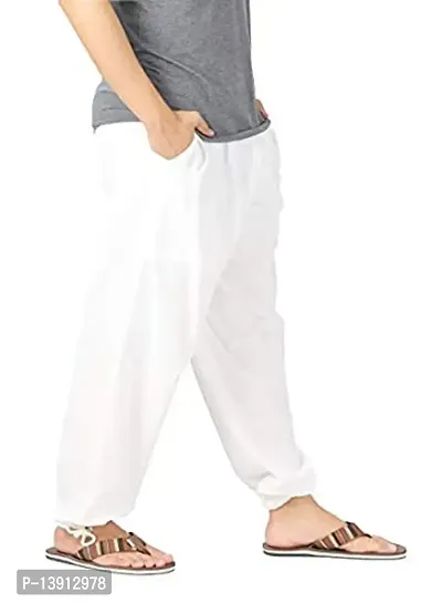 Whitewhale Men's Straight Fit Joggers (WHITEWHALE-INDIA-070_White_Free Size)-thumb3