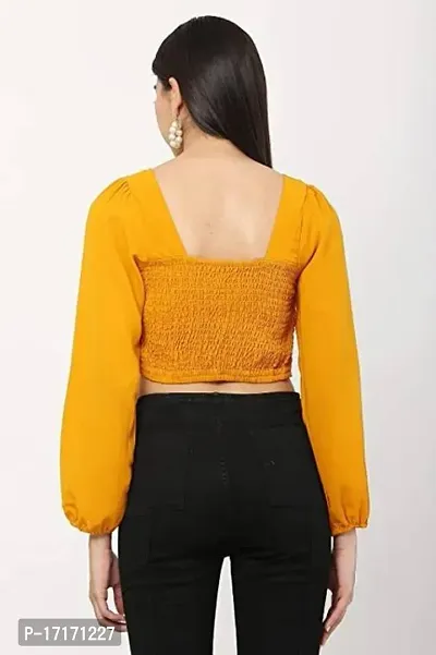 Fashion Passion India Embroidery Casual Solid Women  Crop Top-thumb2