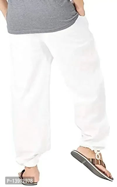 Whitewhale Men's Straight Fit Joggers (WHITEWHALE-INDIA-070_White_Free Size)-thumb2