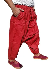 Fashion Passion India Men's Cotton Solid Harem Pants Yoga Trousers Hippie-thumb1