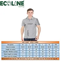 ECOLINE Clothing Eco-Friendly Men's 50/50 Blend Polo T-Shirt (Bottle Green,XS)-thumb1