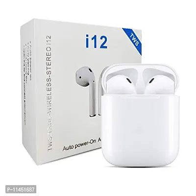 TWS i12 Earbuds with Charging Case-thumb2