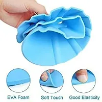 Macron Adjustable Soft Visor Eye/Ear Protector Wash Hair Bathing Shower Cap/Hat Ideal for Bathing Toddle, Baby Boys and Girls (Multicolor, Pack of 1)-thumb2