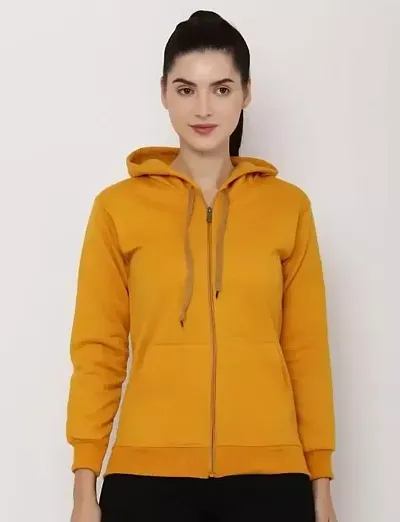 Authentic Fleece Hooded Jacket For Women