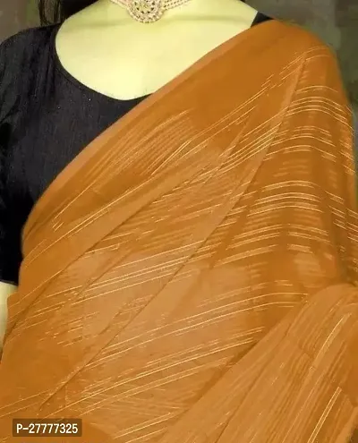 Fancy Mustard Art Silk Saree With Blouse Piece For Women-thumb0