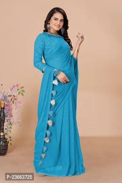 Daily Wear Georgette Saree with Blouse piece