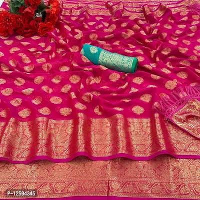 Daily Wear Crepe Saree with Blouse piece