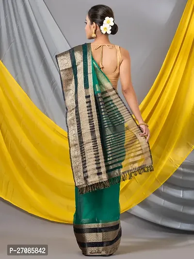 Designer Organza Saree With Blouse Piece For Women-thumb3