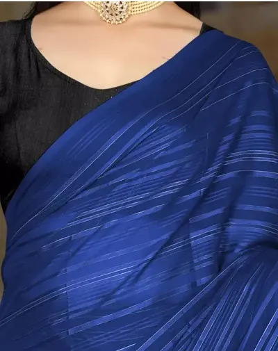 Fancy Art Silk Saree With Blouse Piece For Women