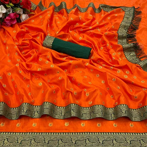 Classic Silk Saree with Blouse piece