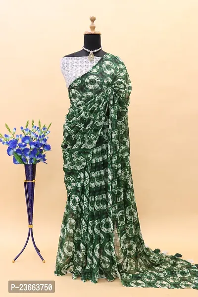 Daily Wear Chiffon Saree with Blouse piece