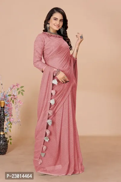 Daily Wear Georgette Saree with Blouse piece-thumb0