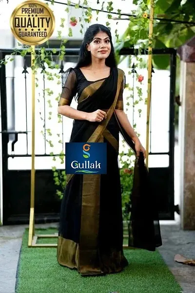 Stylish Chiffon Saree with Blouse piece For Women