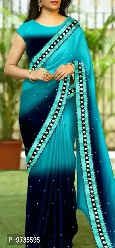 Daily Wear Georgette Saree with Blouse piece-thumb0