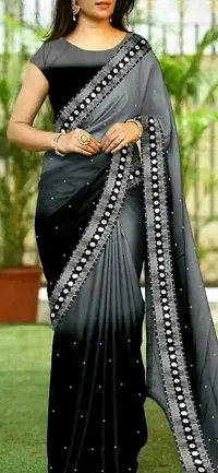 Stylish Georgette Saree with Blouse piece For Women