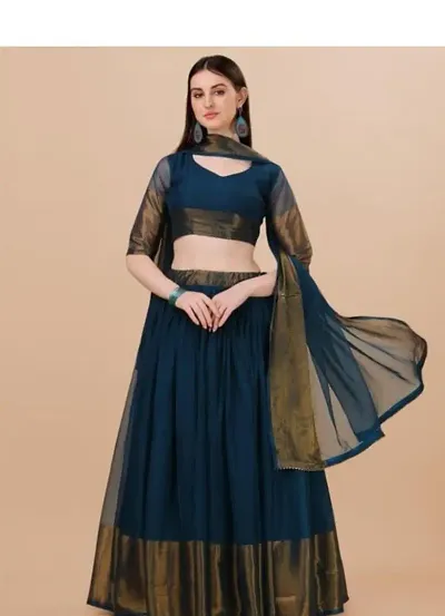 Classic Chiffon Lehenga Cholis for Women with Dupatta