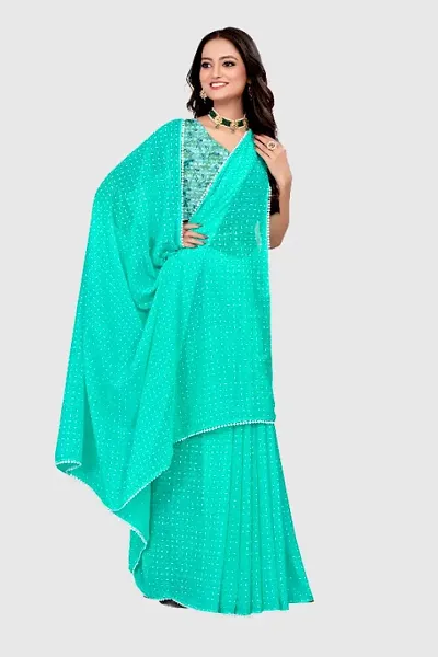 Daily Wear Georgette Saree with Blouse piece