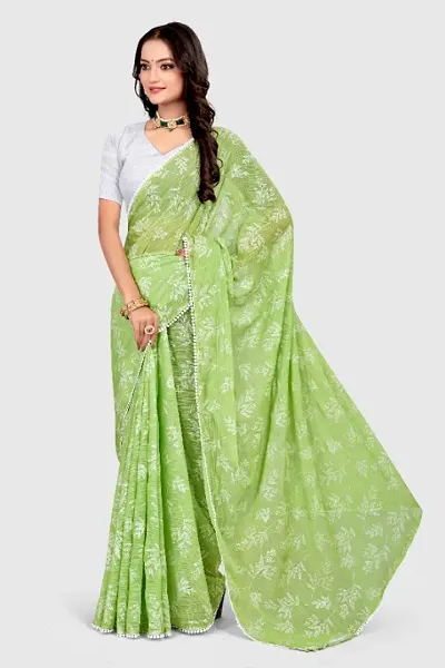 Daily Wear Georgette Saree with Blouse piece