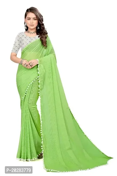 Daily Wear Georgette Saree with Blouse piece-thumb0