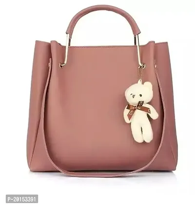 Stylish Pink Leather  Handbags For Women