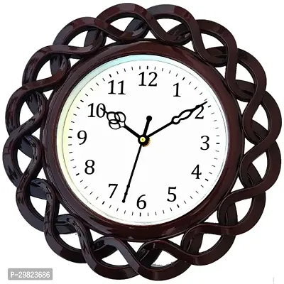 Designer Black Plastic Analog Wall Clock-thumb0