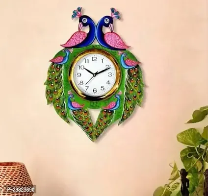 Designer Multicoloured Plastic Analog Wall Clock-thumb0