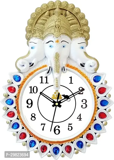 Designer Multicoloured Plastic Analog Wall Clock