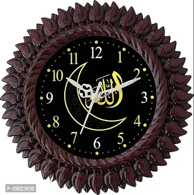 Designer Brown Plastic Analog Wall Clock-thumb0