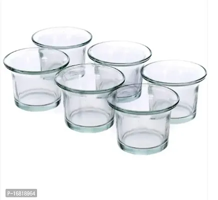 Pack Of 9 Glass Tealight Candle Holders-thumb0